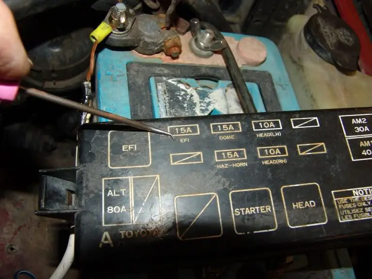 1994 Toyota Pickup Fuse Box Diagram