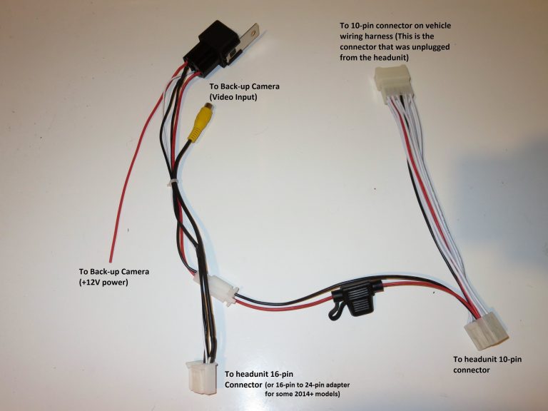 Toyota Reverse Camera Wiring Diagram