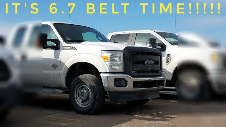 2011 Ford 6.7 Serpentine Belt Diagram Single Alternator