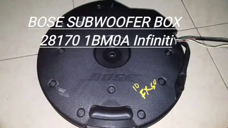 Wire Diagram Bose Spare Tire Subwoofer Wiring Diagram