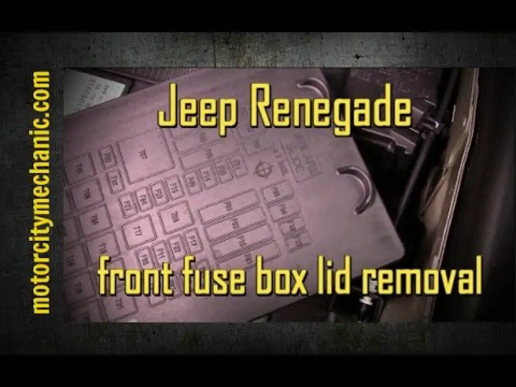 2015 Jeep Renegade Fuse Box Diagram - DiagramInfo
