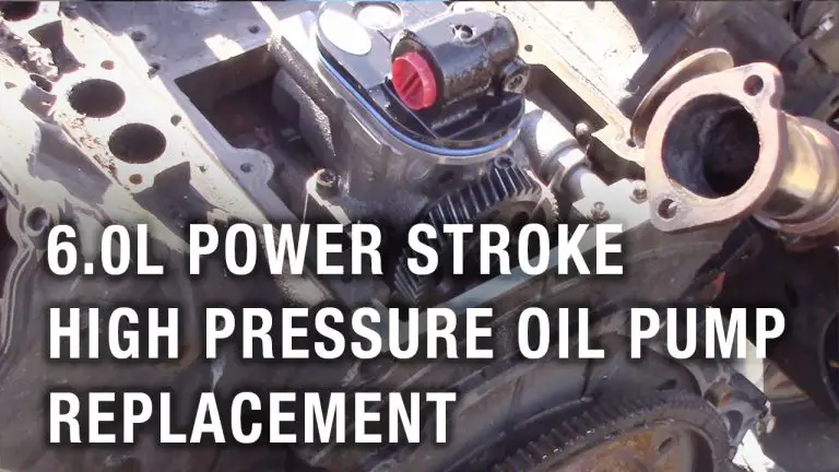 6.0 Powerstroke High Pressure Oil Pump Diagram