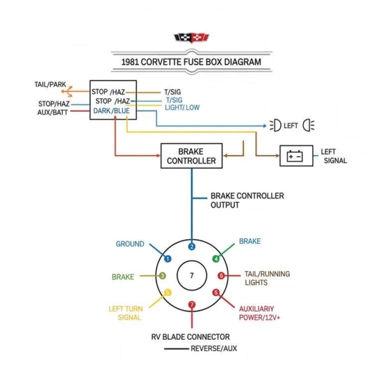 1981 corvette fuse box diagram diagram with labeled components and explanations
