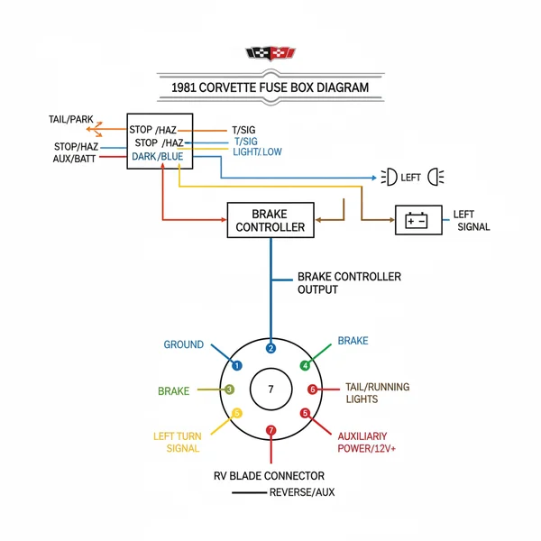 1981 corvette fuse box diagram diagram with labeled components and explanations