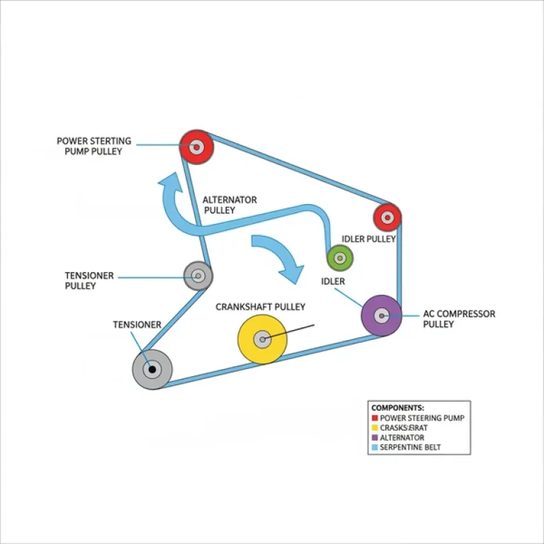 2006 honda civic belt diagram diagram with labeled components and explanations