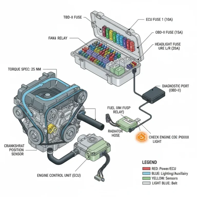 2007 jeep compass fuse box diagram diagram with labeled components and explanations