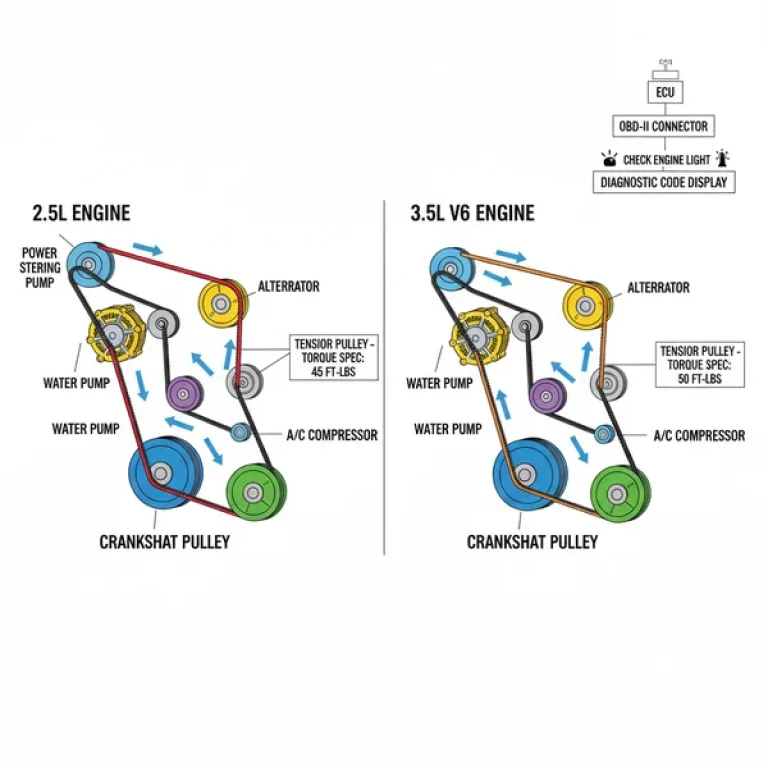 2010 nissan altima serpentine belt diagram diagram with labeled components and explanations