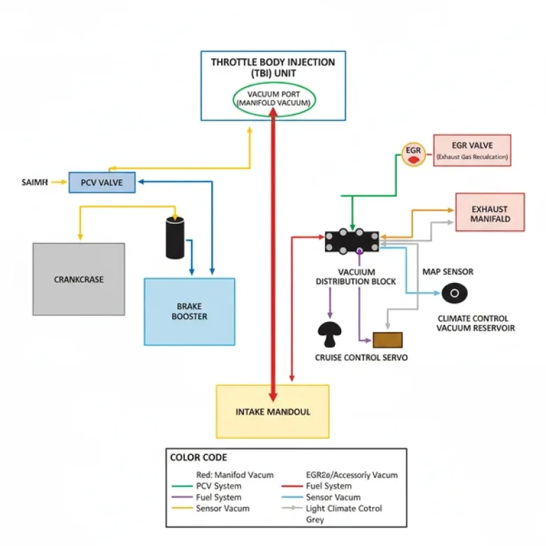 350 tbi 5.7 tbi vacuum diagram diagram with labeled components and explanations