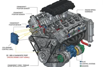 4.6 l v8 4.6 ford engine diagram diagram with labeled components and explanations