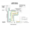 4 wire trailer wiring diagram diagram with labeled components and explanations