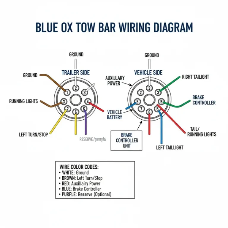 blue ox tow bar parts diagram diagram with labeled components and explanations