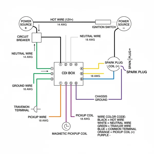 6 Pin CDI Box Wiring Diagram: Troubleshooting and Setup