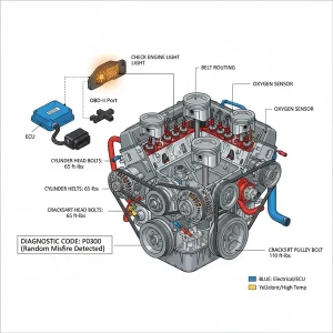 chevy s10 2.2 engine diagram diagram with labeled components and explanations