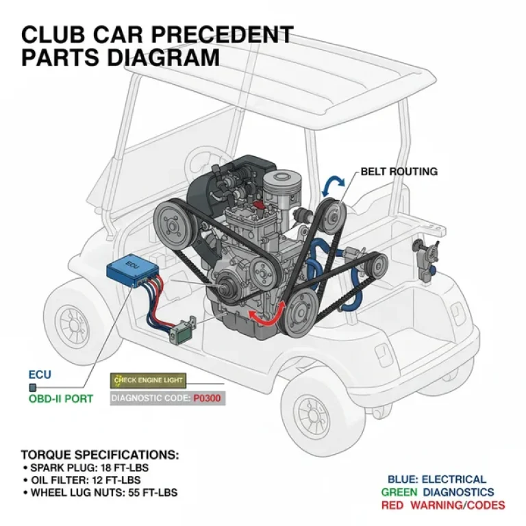 club car precedent parts diagram diagram with labeled components and explanations