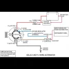 delco chevy 4 wire alternator wiring diagram diagram with labeled components and explanations
