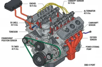 dodge dakota 3.9 v6 engine diagram diagram with labeled components and explanations