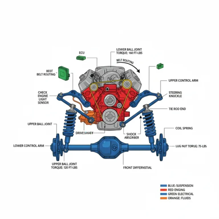 front suspension dodge ram 2500 front end diagram diagram with labeled components and explanations