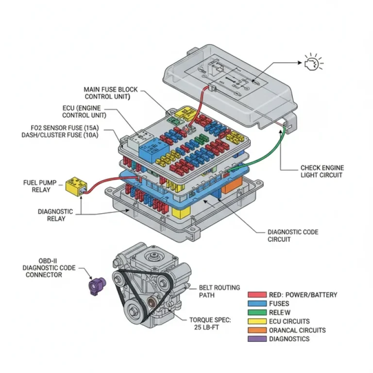 g body fuse box diagram diagram with labeled components and explanations