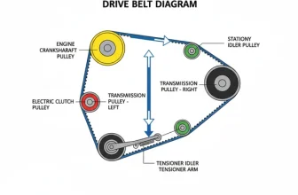 gravely zt hd 52 drive belt diagram diagram with labeled components and explanations
