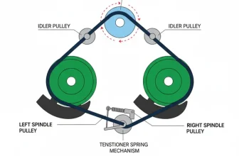 john deere z325e belt diagram diagram with labeled components and explanations