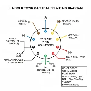 lincoln town car parts diagram diagram with labeled components and explanations