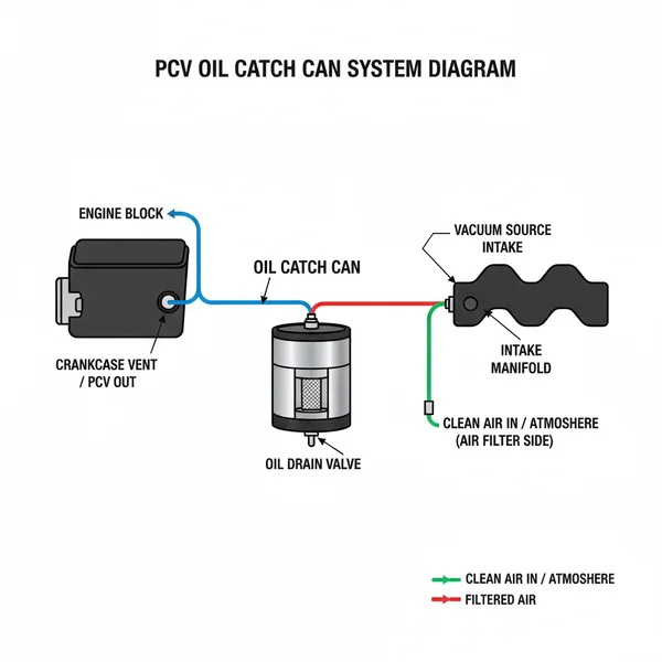 PCV Oil Catch Can Diagram Installation And Flow Guide DiagramInfo