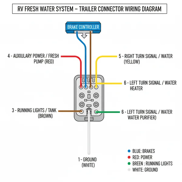 rv fresh water system diagram diagram with labeled components and explanations