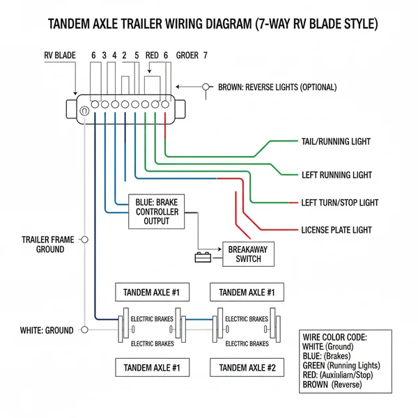 tandem axle trailer suspension diagram diagram with labeled components and explanations
