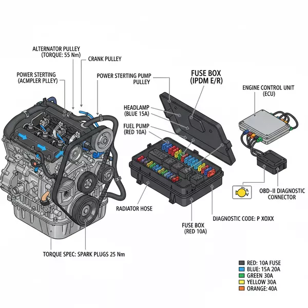 2010 nissan altima fuse box diagram diagram with labeled components and explanations