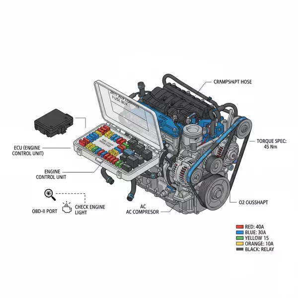2011 jeep compass fuse box diagram diagram with labeled components and explanations