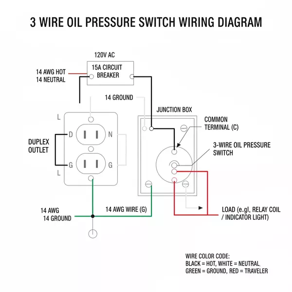 3 Wire Oil Pressure Switch Wiring Diagram: Installation Guide