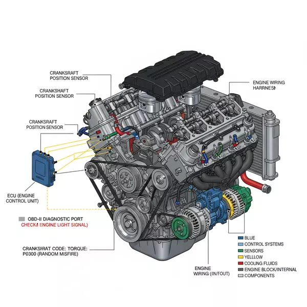 4.6 l v8 4.6 ford engine diagram diagram with labeled components and explanations