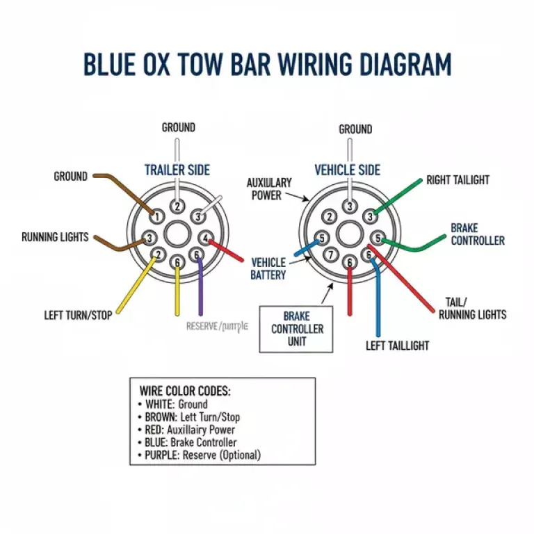 blue ox tow bar parts diagram diagram with labeled components and explanations