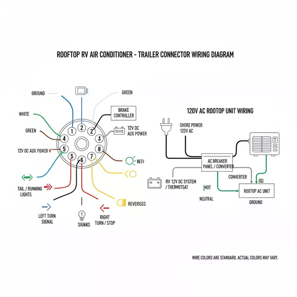 rooftop rv air conditioner diagram diagram with labeled components and explanations
