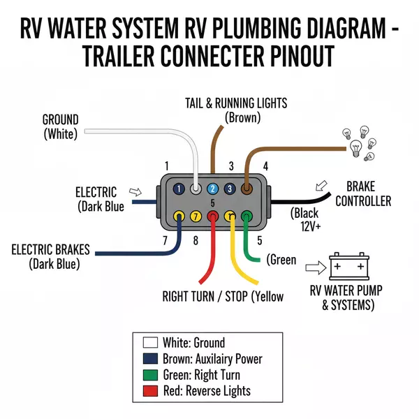 rv water system rv plumbing diagram diagram with labeled components and explanations