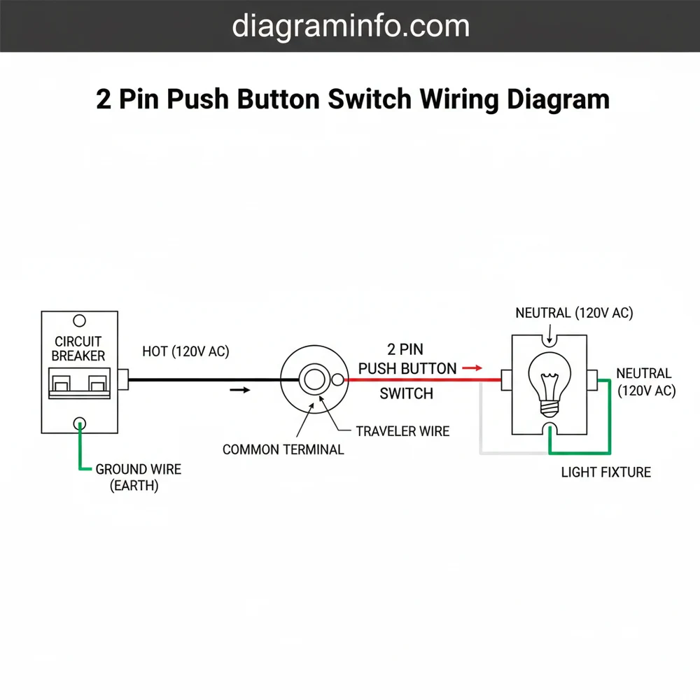 2 Pin Push Button Switch Wiring Diagram: Easy Setup Guide