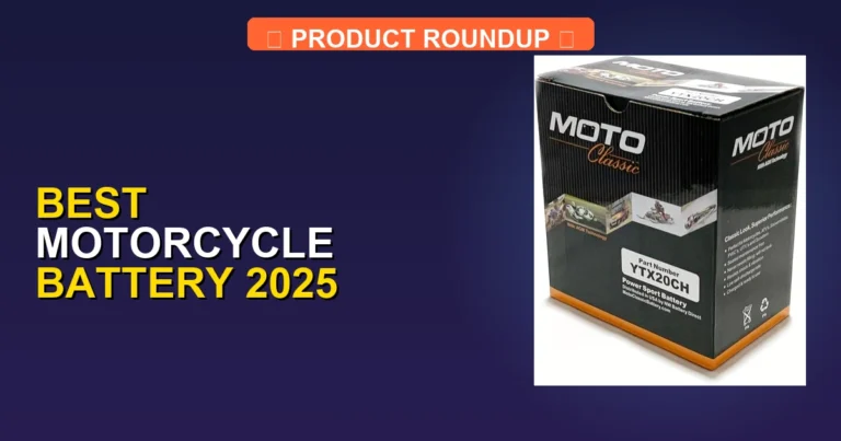 5 Best Motorcycle Batteries 2025: Expert Picks for Reliable Perform…