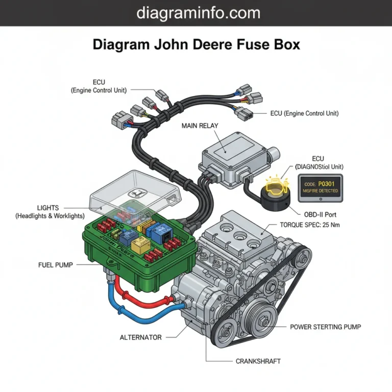 diagram john deere fuse box diagram with labeled components and explanations