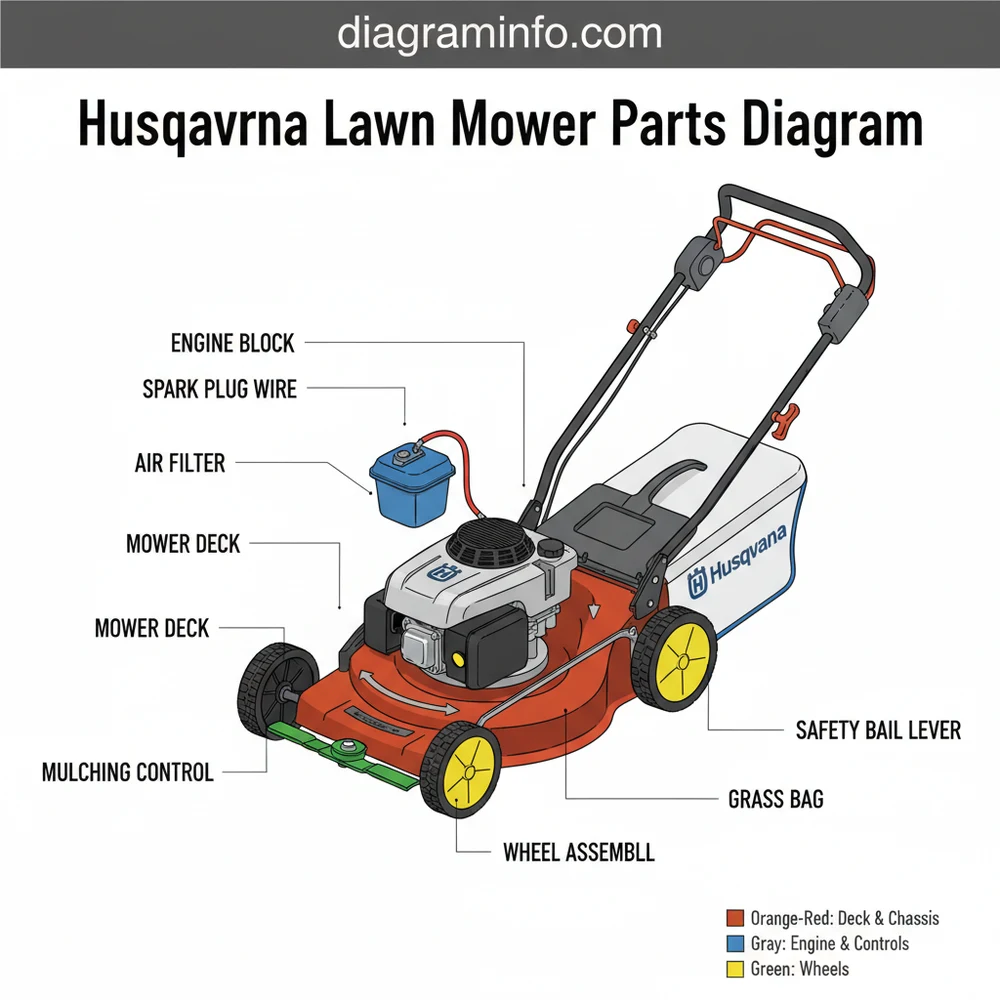 Husqvarna Lawn Mower Parts Diagram: A Complete Guide