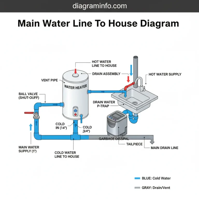 main water line to house diagram diagram with labeled components and explanations