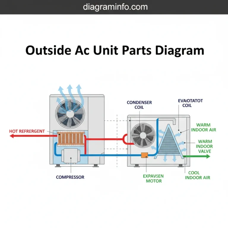 outside ac unit parts diagram diagram with labeled components and explanations