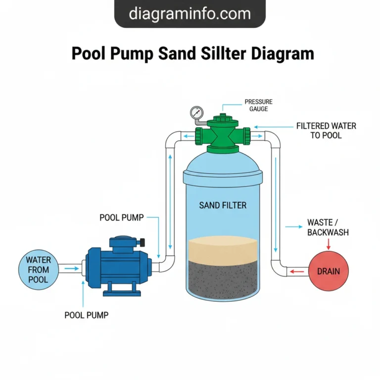 pool pump sand filter diagram diagram with labeled components and explanations