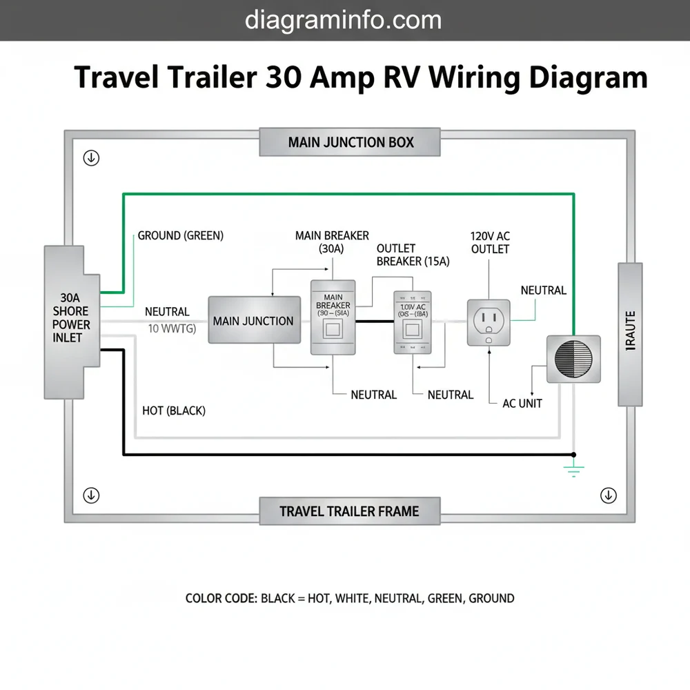 Travel Trailer 30 Amp RV Wiring Diagram: Easy Setup Guide