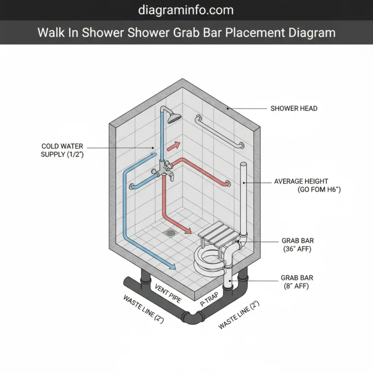 walk in shower shower grab bar placement diagram diagram with labeled components and explanations
