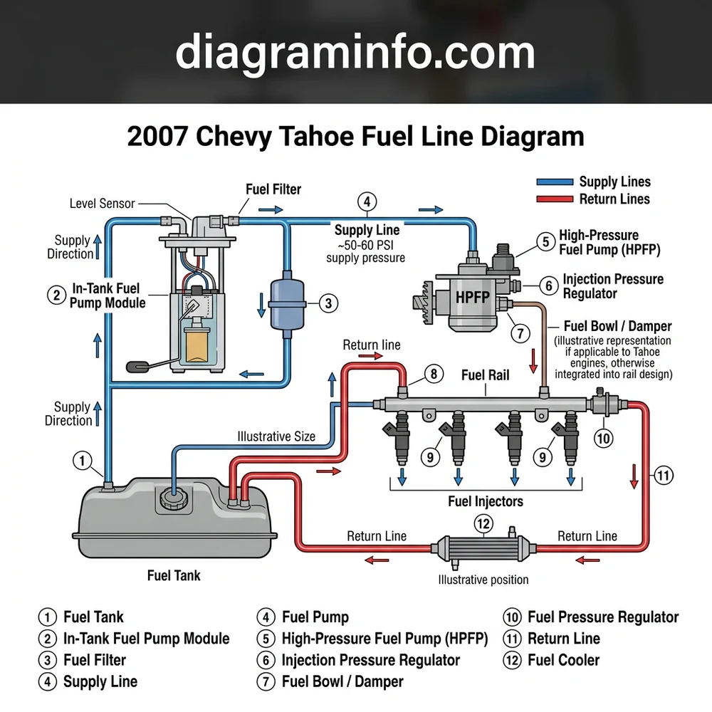 2007 Chevy Tahoe Fuel System Diagram: Proper Routing 2026
