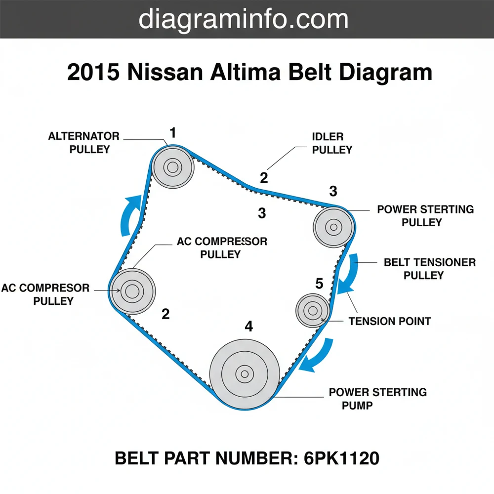 2015 Nissan Altima Belt Diagram 2026: Proper Routing Guide