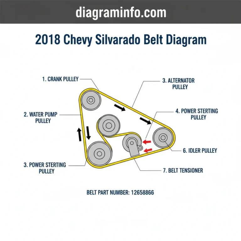 2018 chevy silverado belt diagram diagram with labeled components and explanations