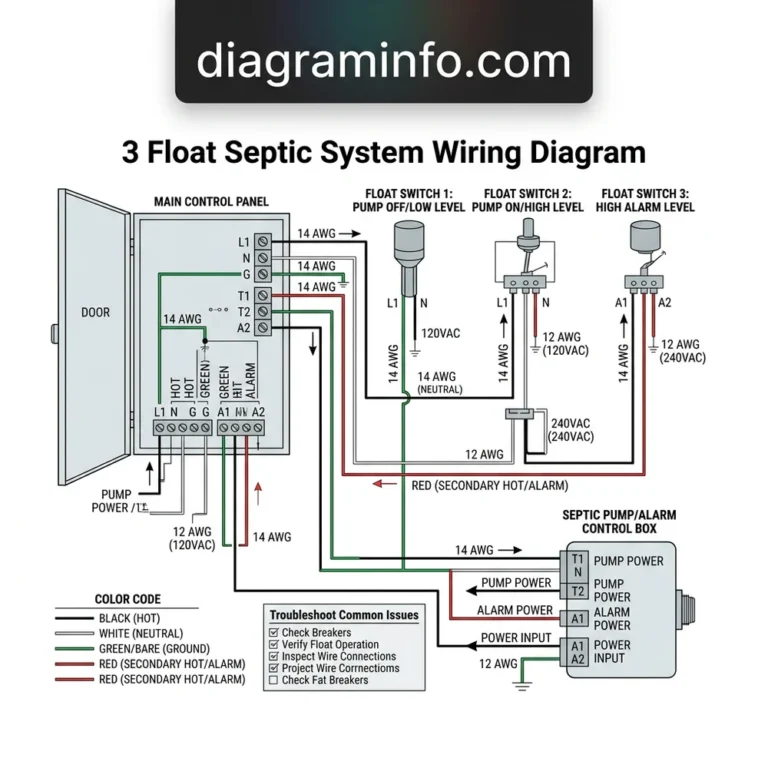 3 float septic system wiring diagram diagram with labeled components and explanations