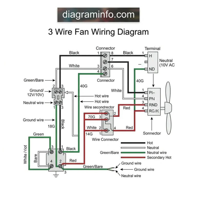 3 wire fan wiring diagram diagram with labeled components and explanations