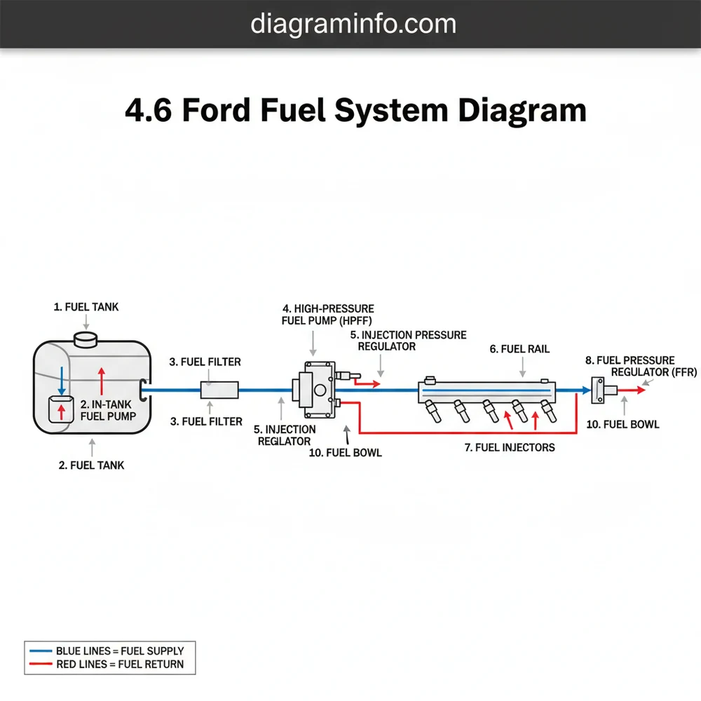 4.6 Ford Fuel System Diagram: Component Breakdown 2026